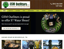 Tablet Screenshot of gsmoutfitters.com